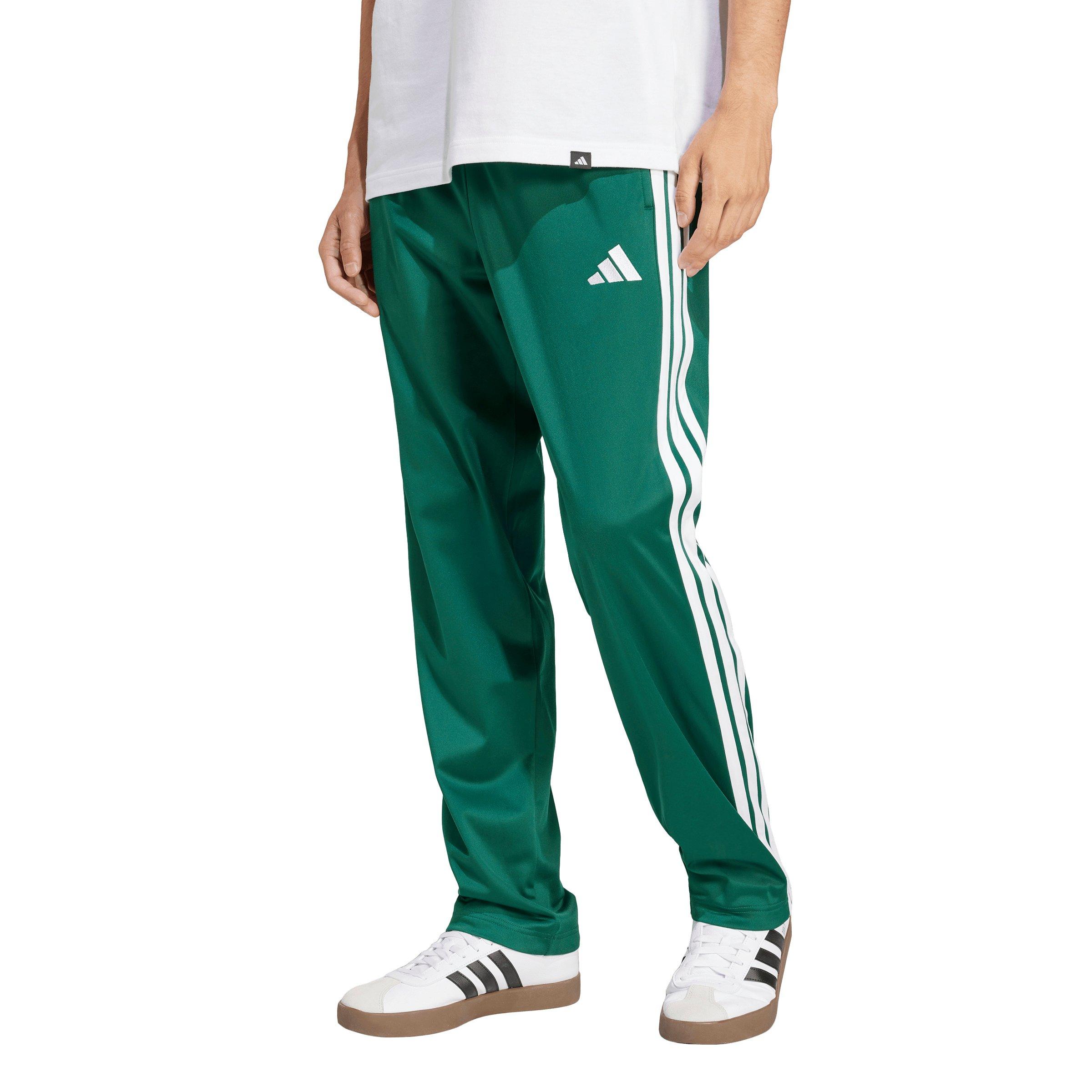 adidas Men's Dayready Open Hem Trackpants - Green - GREEN